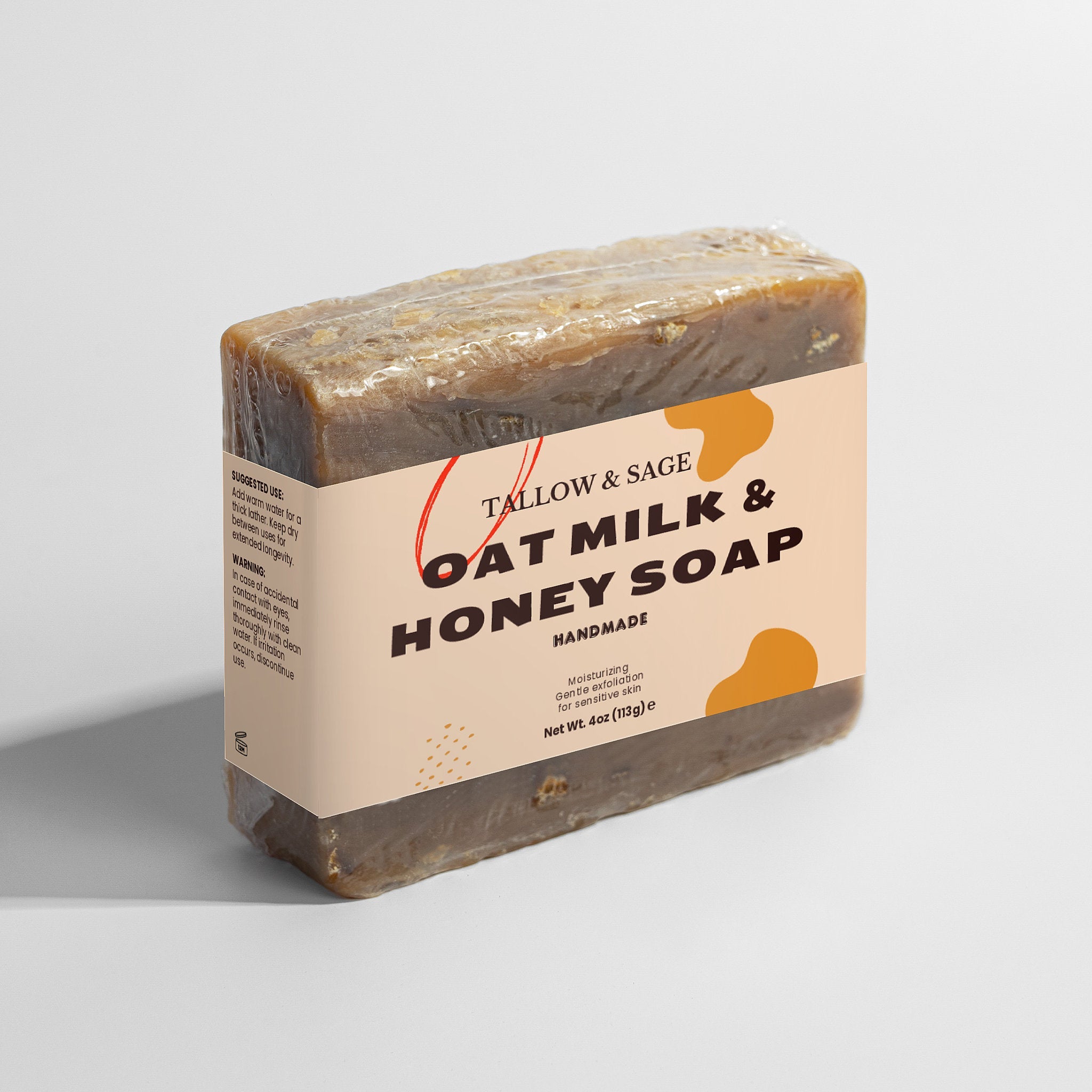 Oat Milk Honey Soap - Tallow & Sage