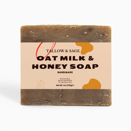 Oat Milk Honey Soap - Tallow & Sage