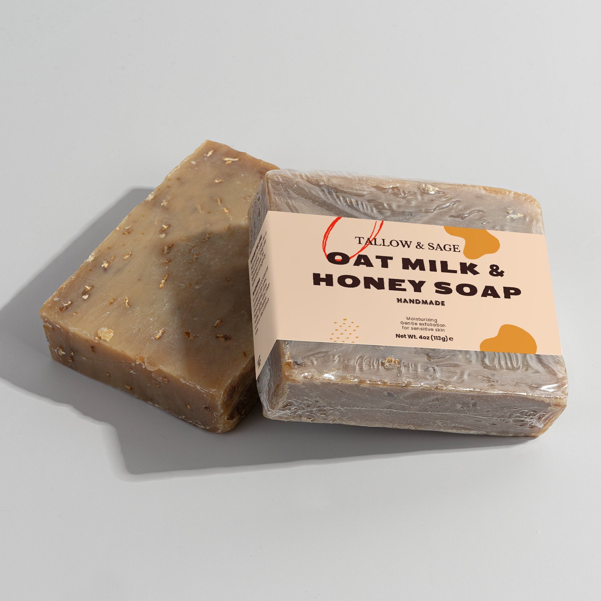 Oat Milk Honey Soap - Tallow & Sage