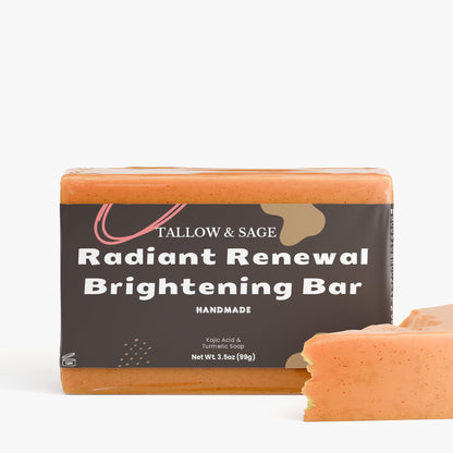 Radiant Renewal Brightening Bar - Tallow & Sage